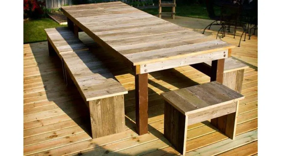 15 Ideas to Repurpose Old Decking Boards Backyard Patios and Decks